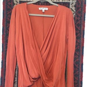 Abercrombie and Fitch  front drape blouse